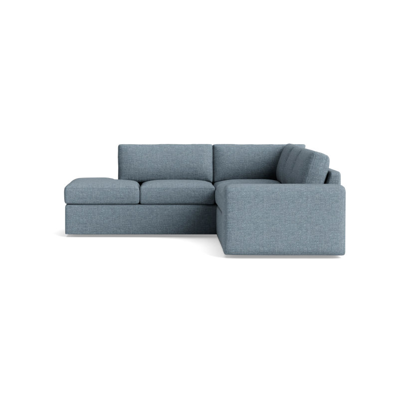 The OG Sectional, Plush Woven - Tan, Left Hand Facing