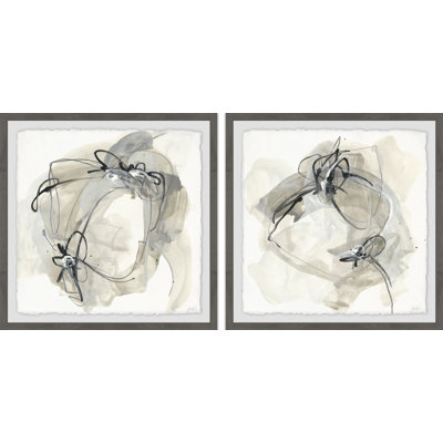 " Twisted Lines " 2 - Pieces