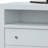 Elegant White Transitional Media Chest