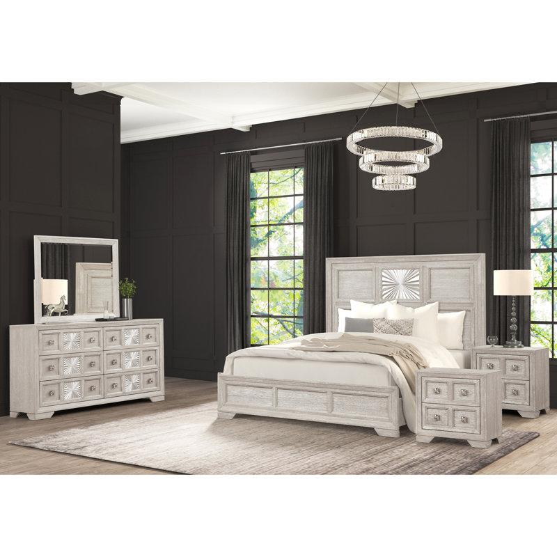 Ensemble de chambre à coucher 5 pièces Jaboris, Grand