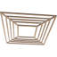 Médaillon de plafond 24 "x 24" x 8 3/4 "x T 1/4" Raven-63412305-63412299