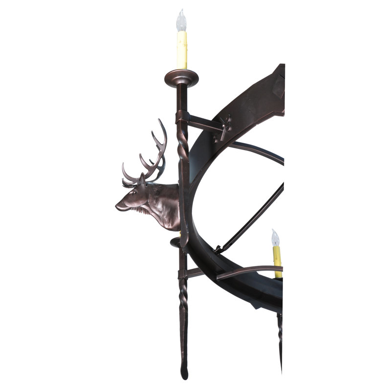 Rustic Lodge 12 - Light Chandelier