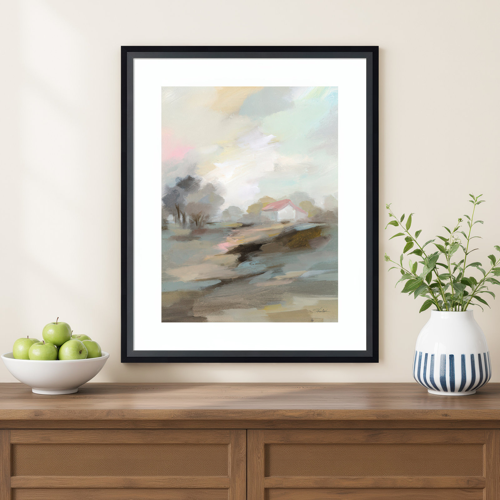 Farm In April by Silvia Vassileva, Bronze, 17" W x 21" H
