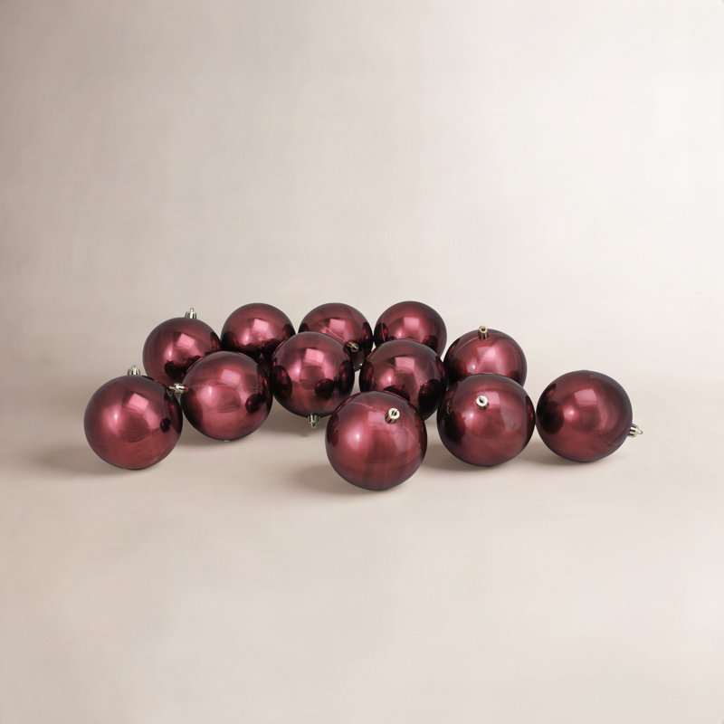 Boule de Noël brillante incassable, Bourgogne