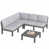 Light Gray Cushion/Gray Frame selected