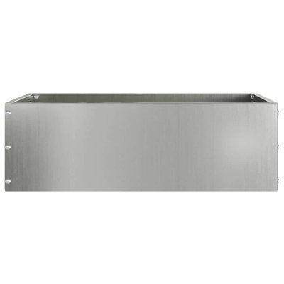 13 cm H Galvanised Steel