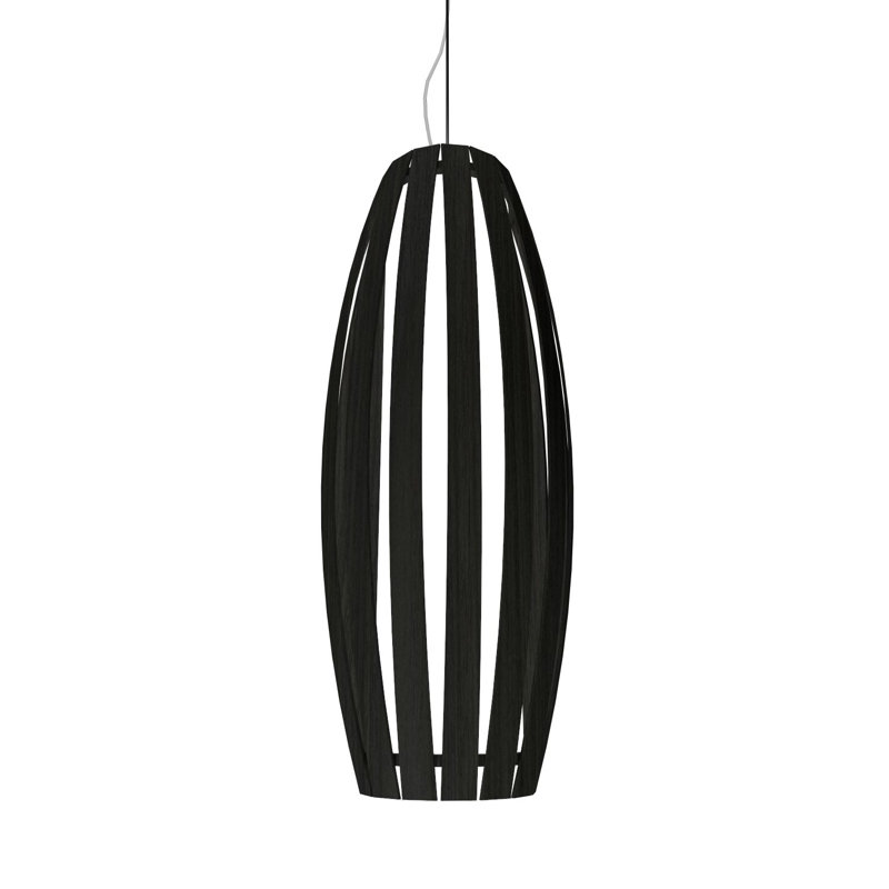 1 - Light Pendant, 27.95" H x 9.65" W x 9.65" D, Sand
