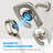 Rain Dual Shower Head 1.75 GPM GPM-97828421