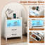 45cm W Manufactured Wood Bedside Table-1309818209