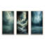 «Ocean Storm Harmony», 3 pièces sur toile-1895643353-1895643352