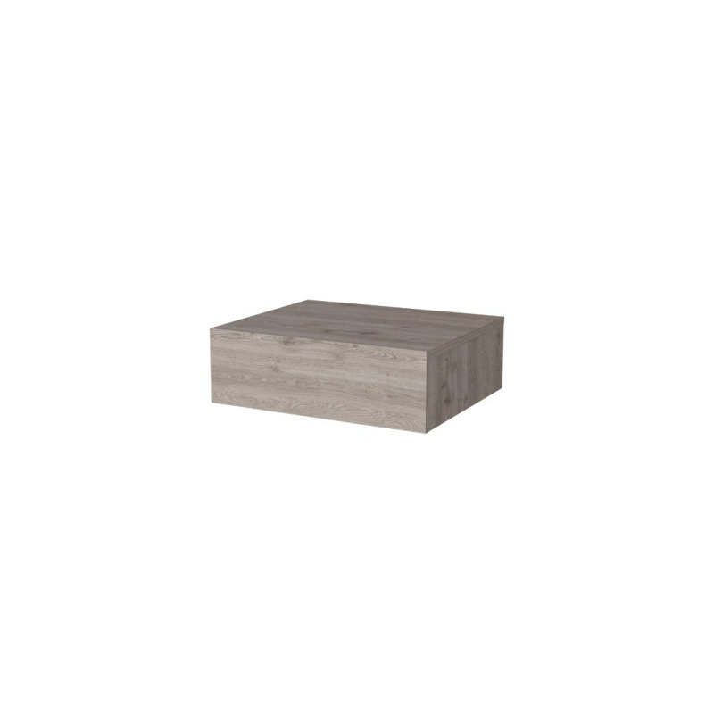  Table de chevet flottante 16 tiroirs Eastonhaven, Gris