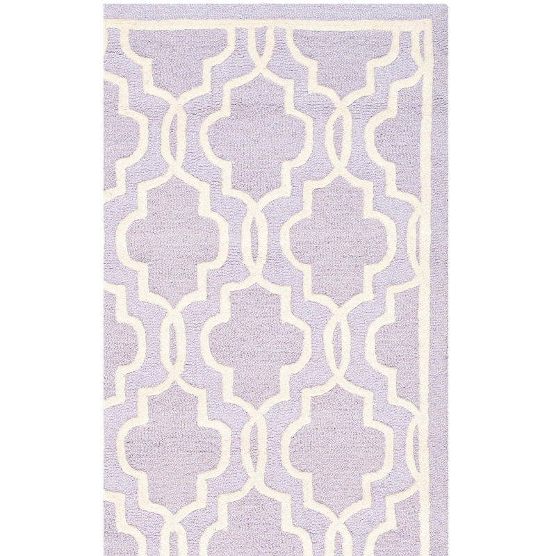 Cannen Hand Tufted Wool Geometric Rug, Rectangle 9' x 12'