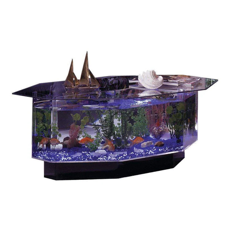 Claire Octagon Coffee Table Aquarium