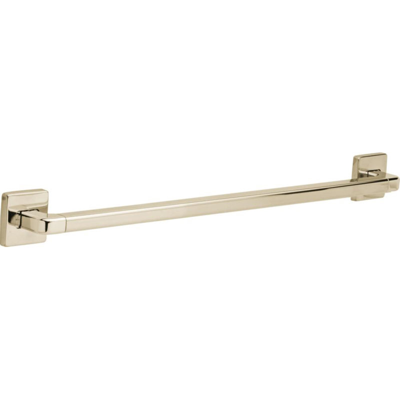 Bath Safety 24" Grab Bar, Brilliance Polished Nickel