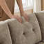 Chenille Upholstered Sectional Sofa With Storage Console-120142531