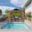 Pavillon de jardin permanent en aluminium-87169648-89659370