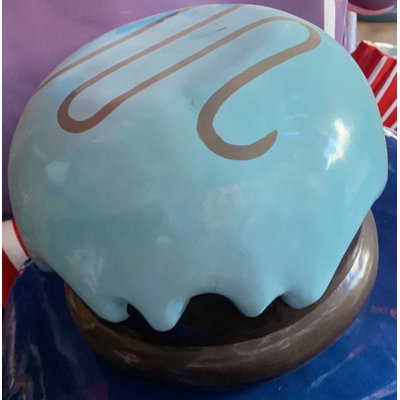 Jadenne Blue Mallow Truffle Over Sized Statue