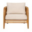 Chaise avec accoudoirs de patio Kirkby, ensemble de 2, chaise