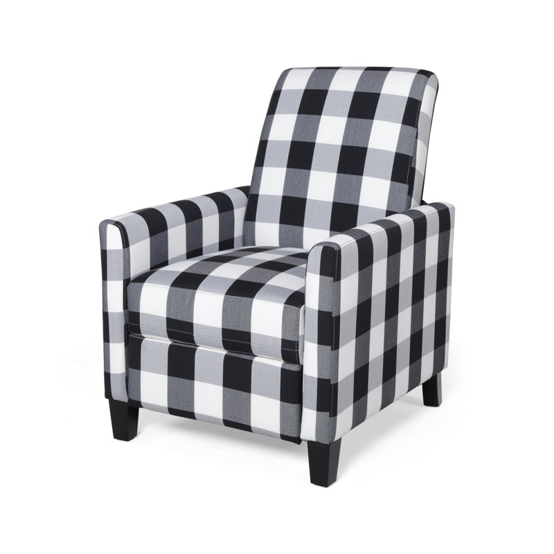 Fauteuil inclinable manuel de 27,5 po Rein, Noir, noir, noir, noir