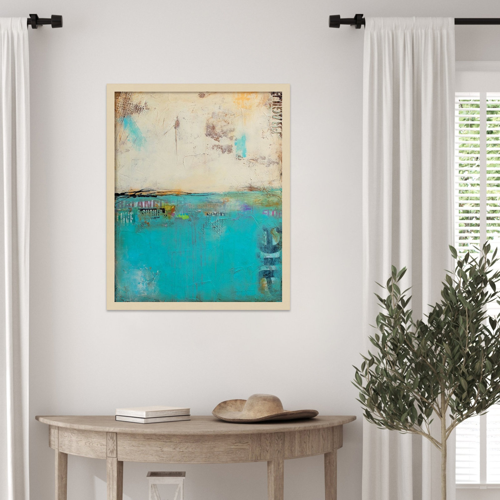 Urban Edge Print by Erin Ashley, 25" H x 21" W, Brown