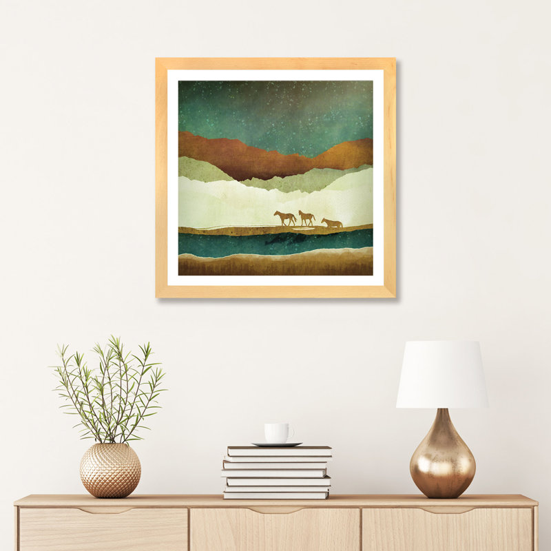 Stary Range - Print, 24" H x 24" W x 1" D, Natural Paper Framed