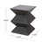 Outdoor Geometric Pedestal Design Side Table