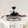 Loreen 52'' Smart Ceiling Fan With Dimmable Light Kit, APP/Remote with Alexa and Google Assistant