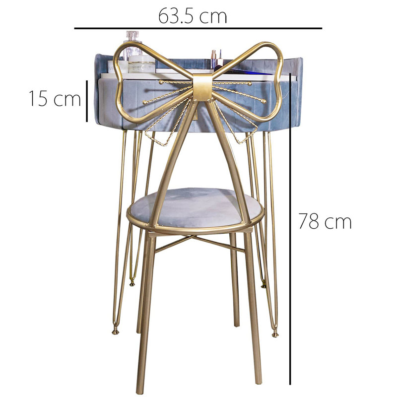 Asrith Dressing Table, Storm Grey