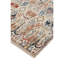Wool Damask Area Rug in Ivory/Red/Blue/Brown-1030913076