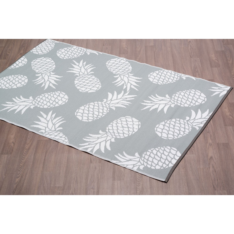 Tapis en plastique d'intérieur / extérieur réversible à séchage rapide de qualité supérieure, Rectangle 8 pi x 10 pi