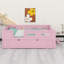 Modern Platform Sleeping Frame Equipped with Protective Barriers and Hidden Storage Compartments-1441216537