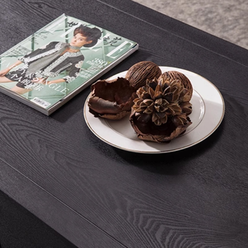 Table à thé en bois massif au design minimaliste