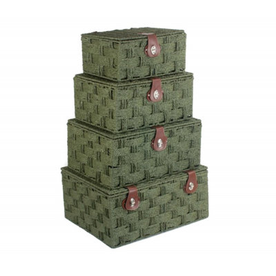 Union Rustic Fabric Decorative Bin