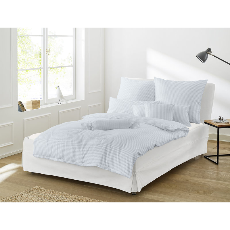 Lumen 2 Piece Duvet Cover Set, 155 x 200cm - 1 Pillowcase (80 x 80 cm), Light blue