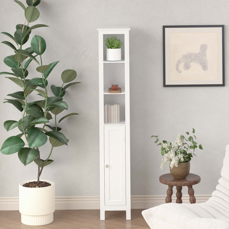 Armoire de rangement de 66,92 po de hauteur avec tablettes réglables