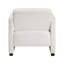 Osy Accent Armchair, Cutout Track Arms, Foam Fill Beige Boucle-119906972