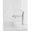 Robinet pour salle de bain à poignée simple deux-en-un Fountain and Flow-120650298