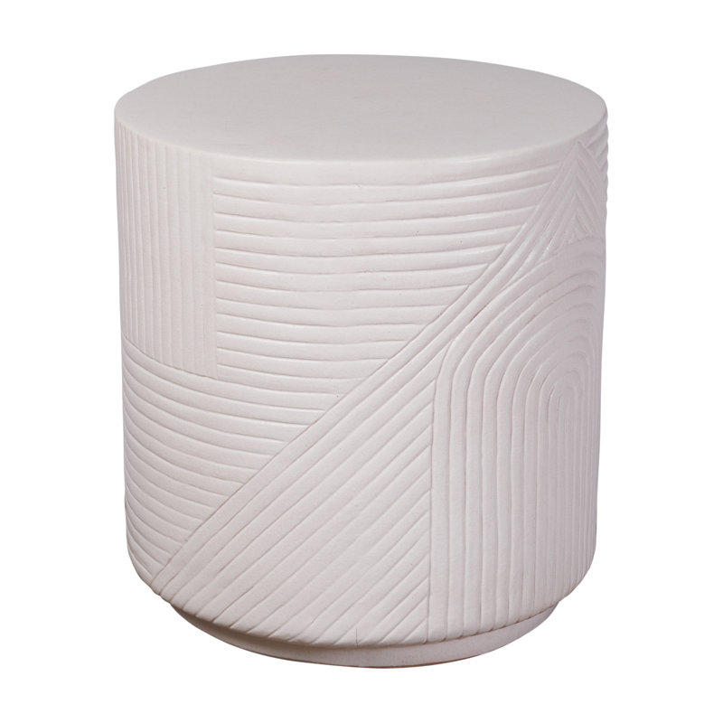Serenity Garden Stool, Semi Gloss