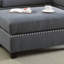 3 pièces Canapé modulaire gris et gris