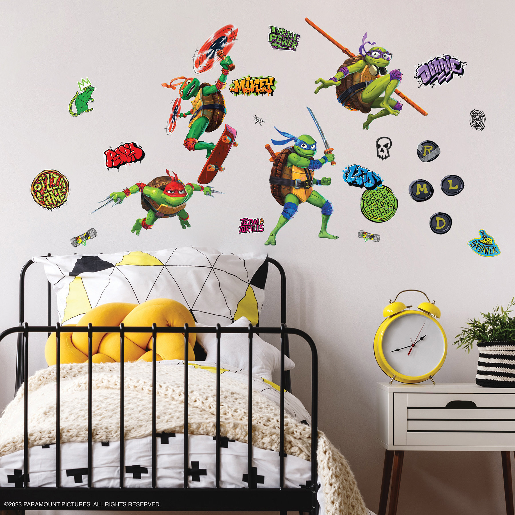 Room Mates Ninja Turtles Wall Decal | Wayfair, image size:1800x1800