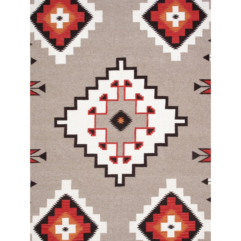 Canvello Reversible Wool Mocha Area Rug- 8'11'' X 12'1''
