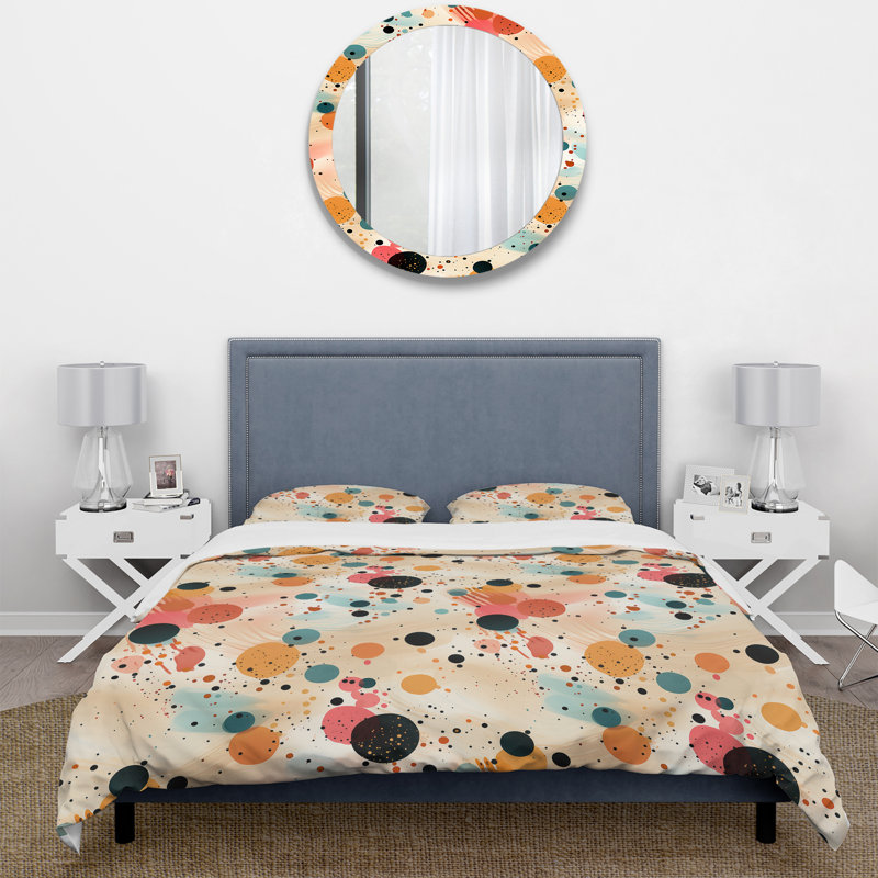 Ensemble de housse de couette Bohème Vibes, Housse de couette pour très grand lit et 2 très