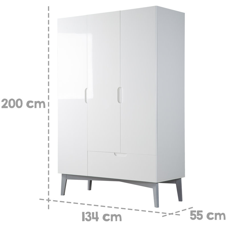3 Door Wardrobe