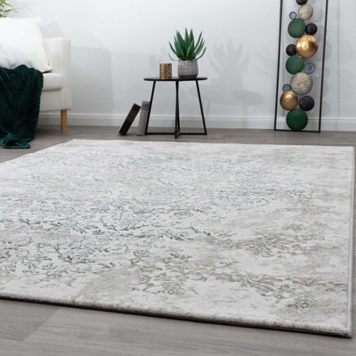 Aashini Rectangle Floral Area Rug