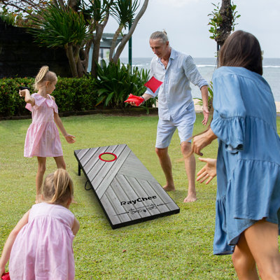 Raychee 2' X 4' Premium Wood Cornhole Set With 8 Bean Bags