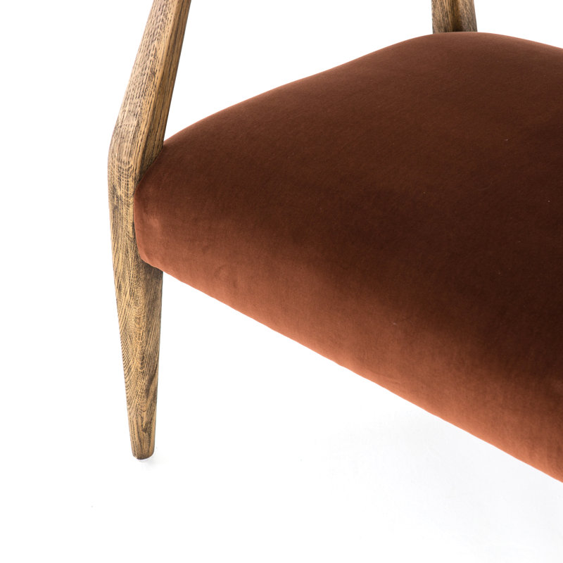 Tyler 22" Armchair, Surrey Auburn Cotton Blend