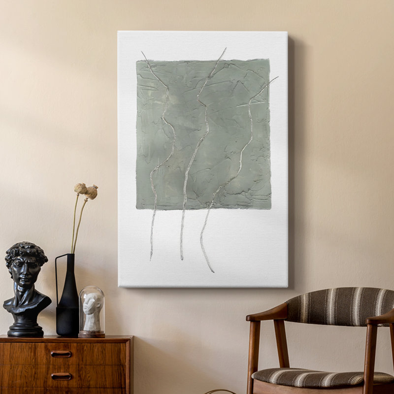 Divided Plot II -Custom Wrapped Gallery Cavas, 60" H x 40" W