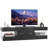 Kruszewski 60 inch  Glossy TV Stand Fits TV Up to 65 inch with Drawer and LED Light Stone Grain Media Console-1955815681