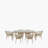 Geraldo Rectangular 6 - Person 200cm Long Dining Set