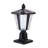 Solar Led Outdoor Pillar Lights With Switchable Warm/white Light